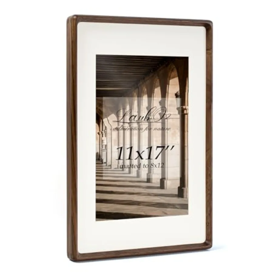 Real Wood Large Picture Frame with Reinforced Wood Back - Matted to 8x1 Wall and Tabletop Display Gift
Real Wood Large Picture Frame with Reinforced Wood Back - Matted to 8x1 Wall and Tabletop Display Gift
