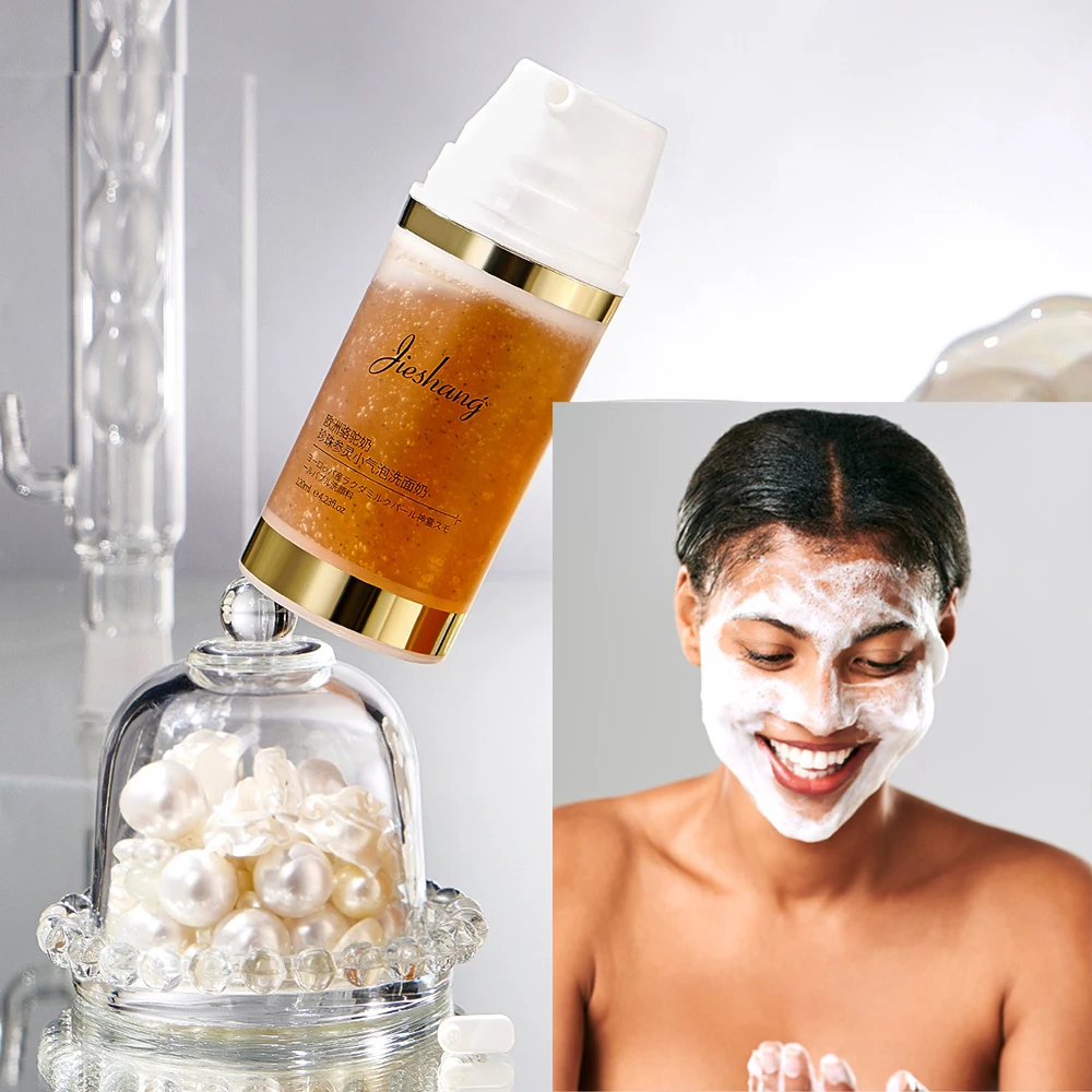 European Camel Milk Pearl Ginseng Spirit Small Mild Facial Cleanser Clean Pores Blackheads Oil Control Improve Rough Skin Care 
European Camel Milk Pearl Ginseng Spirit Small Mild Facial Cleanser Clean Pores Blackheads Oil Control Improve Rough Skin Care