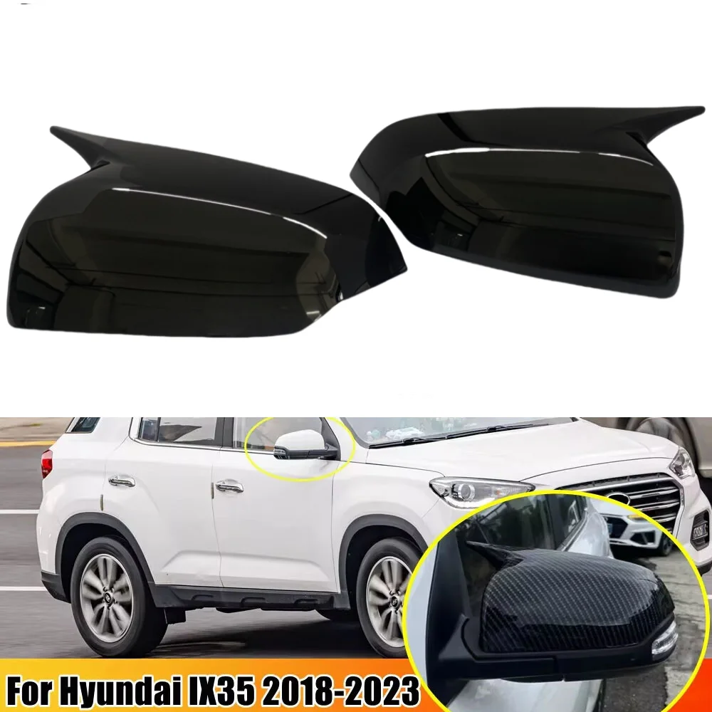 Glossy Black/Carbon Look Car Rearview Side Mirror CoverFor Hyundai ix35 2018 2019 2020 2021 2022 2023 Wing Mirror Caps Trims
Glossy Black/Carbon Look Car Rearview Side Mirror CoverFor Hyundai ix35 2018 2019 2020 2021 2022 2023 Wing Mirror Caps Trims