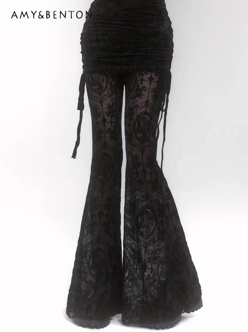 2025 New Black Pants Skinny Dark Music Festival Wear Spice Girls Sexy Fake Two Fashion Pants For Women
2025 New Black Pants Skinny Dark Music Festival Wear Spice Girls Sexy Fake Two Fashion Pants For Women