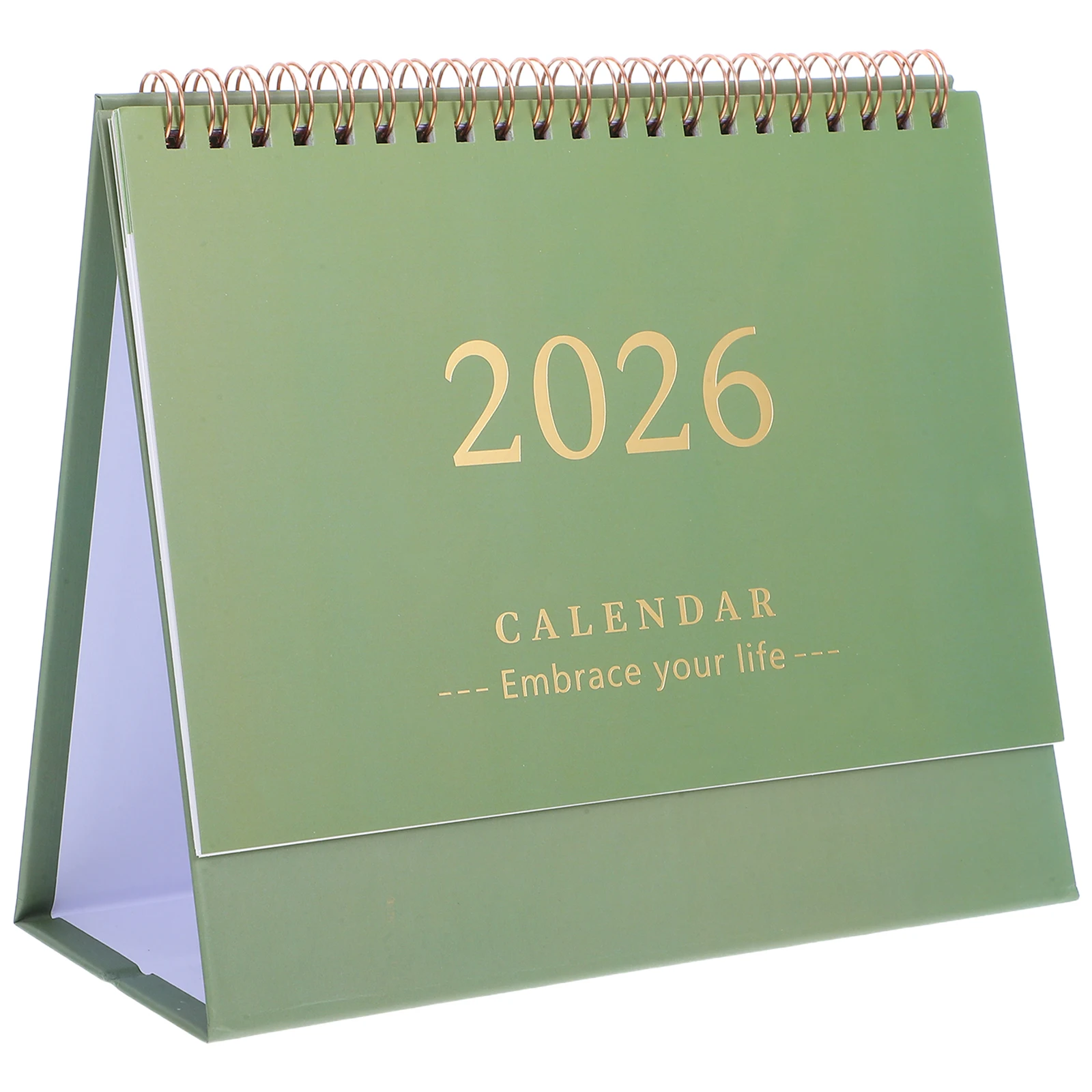 2026 Desk Calendar Compact Foldable Stand Up Design Thick Paper Anti-Leak Daily Planner For Office Home Green Table
2026 Desk Calendar Compact Foldable Stand Up Design Thick Paper Anti-Leak Daily Planner For Office Home Green Table