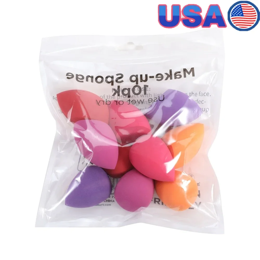 Makeup Sponges Set Liquid Foundation Creams Concealer Latex-Free Reusable 10 Pack Precision Application Beginners and
Makeup Sponges Set Liquid Foundation Creams Concealer Latex-Free Reusable 10 Pack Precision Application Beginners and
