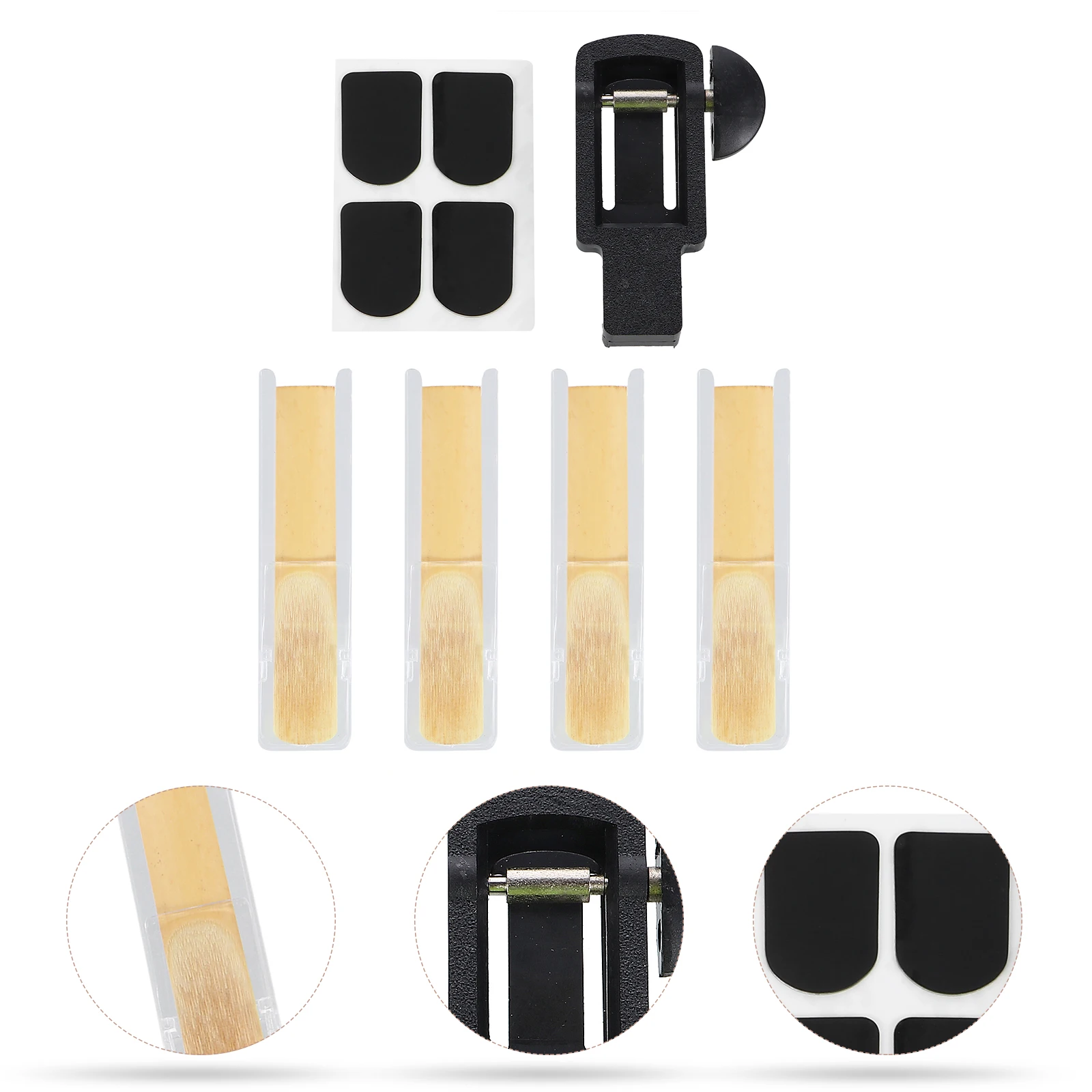 Clarinet Reeds Saxophone Set Instrument Repair Tool Wooden Mouthpiece Cushion Pad
Clarinet Reeds Saxophone Set Instrument Repair Tool Wooden Mouthpiece Cushion Pad