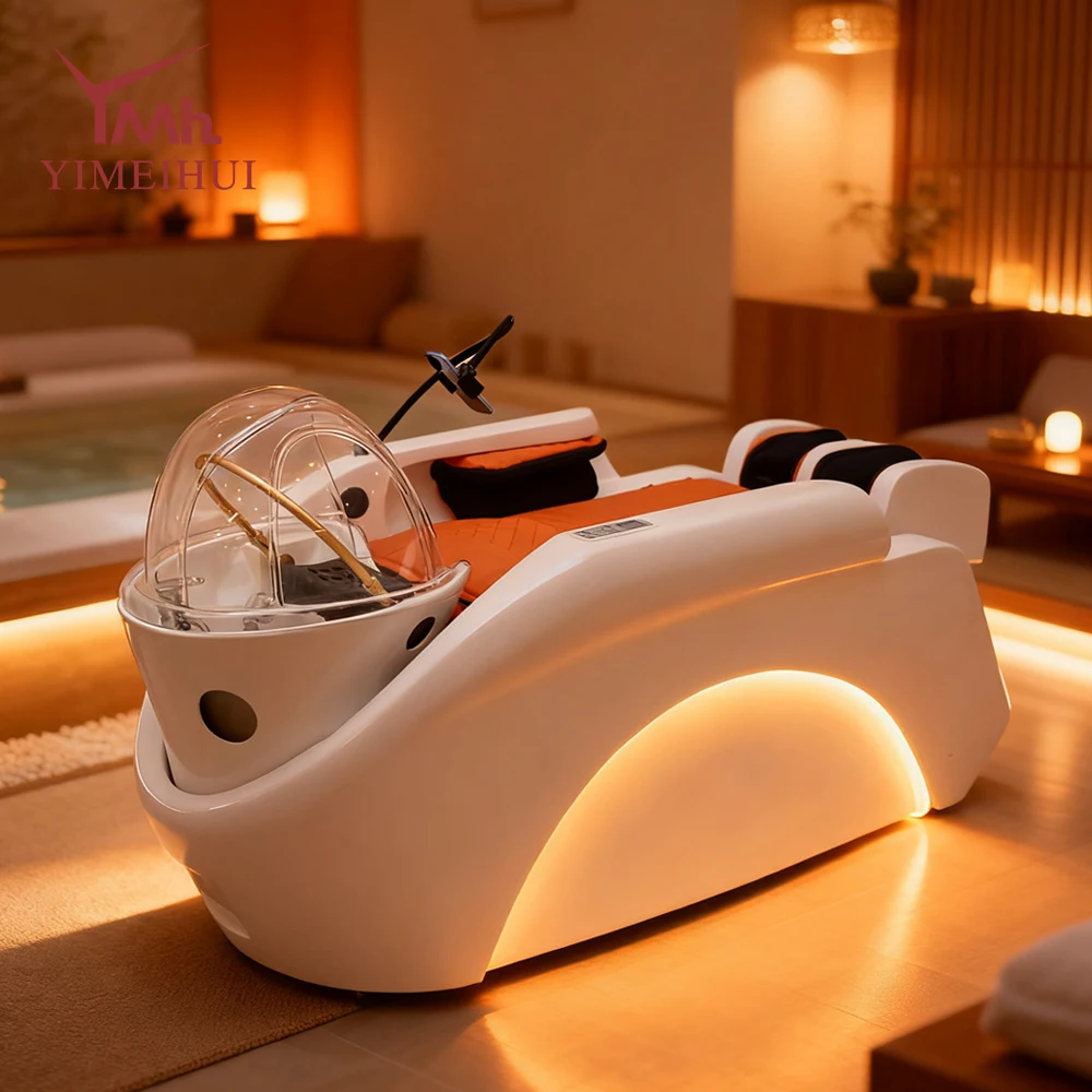 Barbershop Funiture Electric Shampoo Chair LED Lighting Hair Rinsing Knead Bed Water Circulation Head Washing Massage Beds
Barbershop Funiture Electric Shampoo Chair LED Lighting Hair Rinsing Knead Bed Water Circulation Head Washing Massage Beds