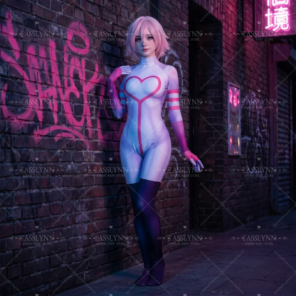 Hazbin Hotel Angel Dust Cosplay Zentai Suit for Women Gradient Heart Print Bodysuit, Anime Demon Costume for Halloween Comic Con
Hazbin Hotel Angel Dust Cosplay Zentai Suit for Women Gradient Heart Print Bodysuit, Anime Demon Costume for Halloween Comic Con
