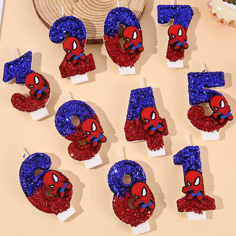 Spider-Man Original Fun Figure Candles Superhero Spiderman 0-9 Candles Cupcake Toppers Cake Decoration for Kids Boy Party Favors
Spider-Man Original Fun Figure Candles Superhero Spiderman 0-9 Candles Cupcake Toppers Cake Decoration for Kids Boy Party Favors