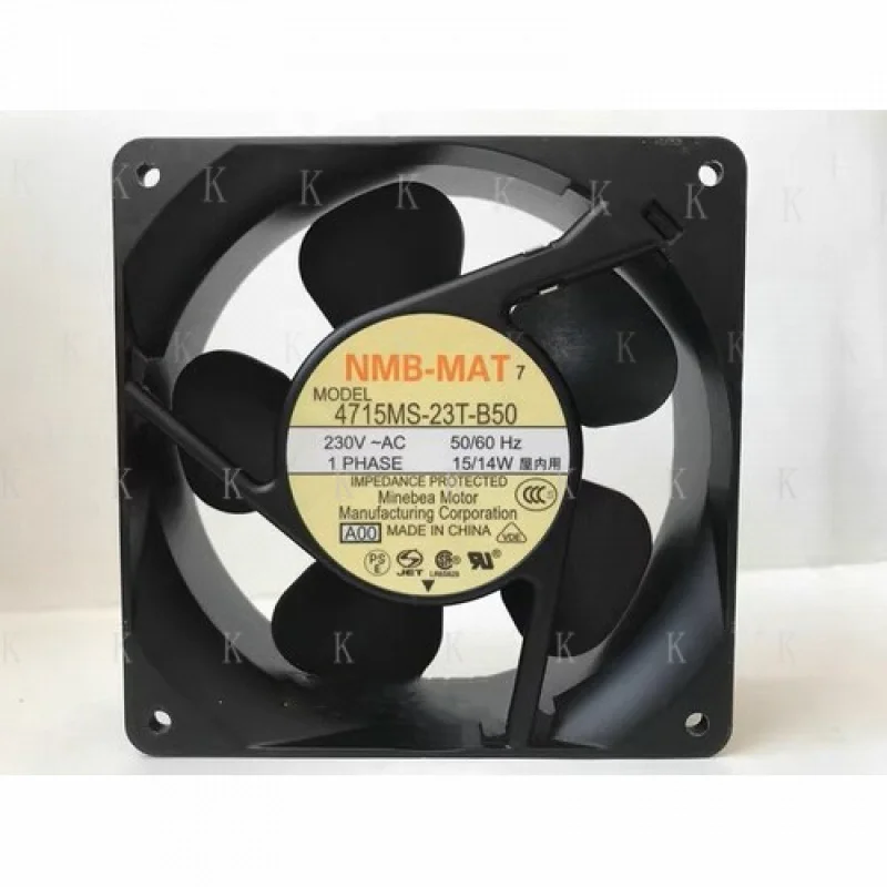 C NEW FOR NMB 12038 4715MS-23T-B50 AC230V 15/14W Cooling fan
C NEW FOR NMB 12038 4715MS-23T-B50 AC230V 15/14W Cooling fan