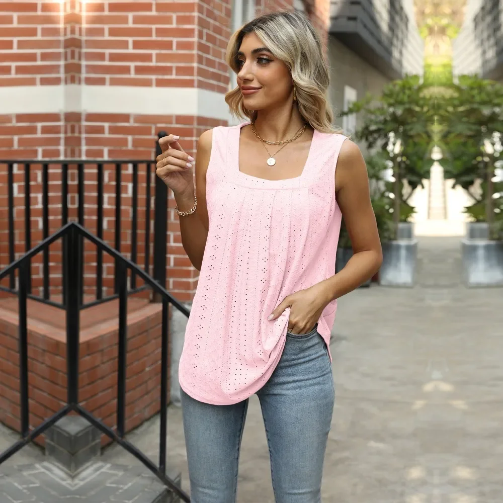 Women's Blouses & Shirts for Women Elegant Clothes Korean Trend 2024 Sleeveless Pink Sun Top Female Summer Clothing
Women's Blouses & Shirts for Women Elegant Clothes Korean Trend 2024 Sleeveless Pink Sun Top Female Summer Clothing