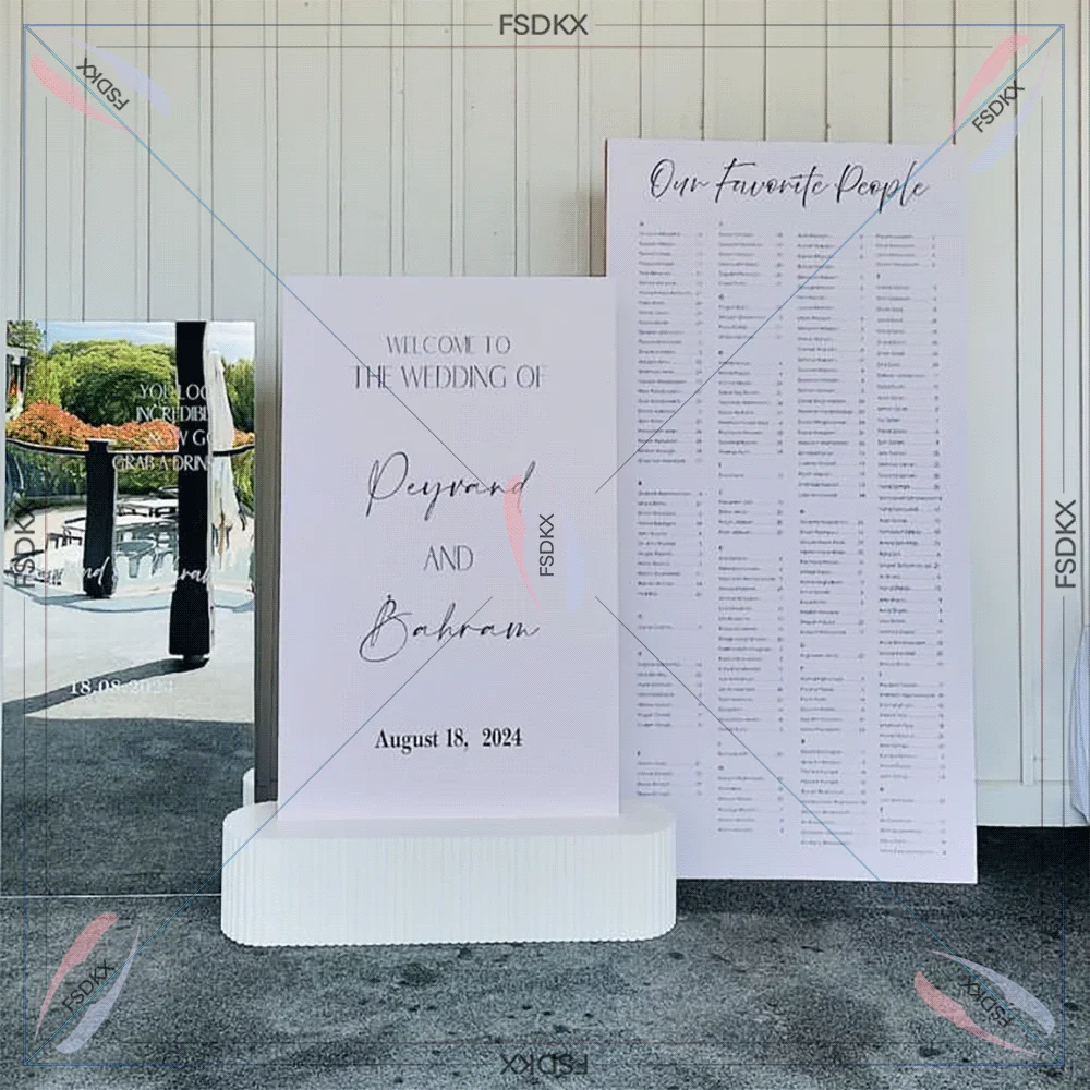 Wedding Events Supplies Hotel Banquet Entrance Decoration White Acrylic Welcome Sign Stand
Wedding Events Supplies Hotel Banquet Entrance Decoration White Acrylic Welcome Sign Stand