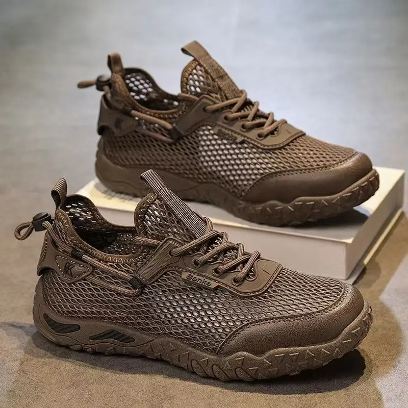 Men Air Mesh Hollow Out Lace Up Casual Sneakers Summer New Soft Sole Non Slip Lightweight Breathable Walking shoes Running Shoes
Men Air Mesh Hollow Out Lace Up Casual Sneakers Summer New Soft Sole Non Slip Lightweight Breathable Walking shoes Running Shoes