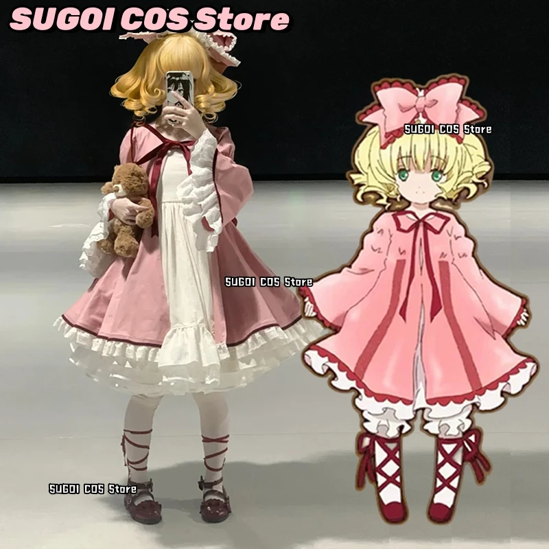 Hinaichigo Cosplay Rozen Maiden Strawberry Costume{SUGOI COS}Y2K Pink Dress Lolita Uniform Halloween Disguise Women Costumes
Hinaichigo Cosplay Rozen Maiden Strawberry Costume{SUGOI COS}Y2K Pink Dress Lolita Uniform Halloween Disguise Women Costumes