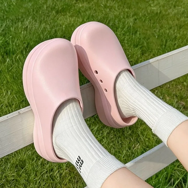 Summer New Women Shoes Fashion Baotou Platform Slippers for Woman Comfort Soft Sole Casual Shoes Designer Shoes Zapatos De Mujer
Summer New Women Shoes Fashion Baotou Platform Slippers for Woman Comfort Soft Sole Casual Shoes Designer Shoes Zapatos De Mujer