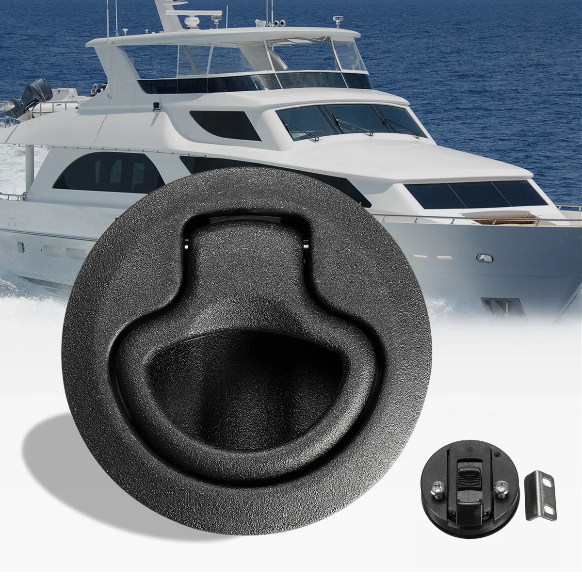 1PC Plastic Black For RV Marine Boat Southco M1-61 Round Slam Hatch Latch Replacement
1PC Plastic Black For RV Marine Boat Southco M1-61 Round Slam Hatch Latch Replacement