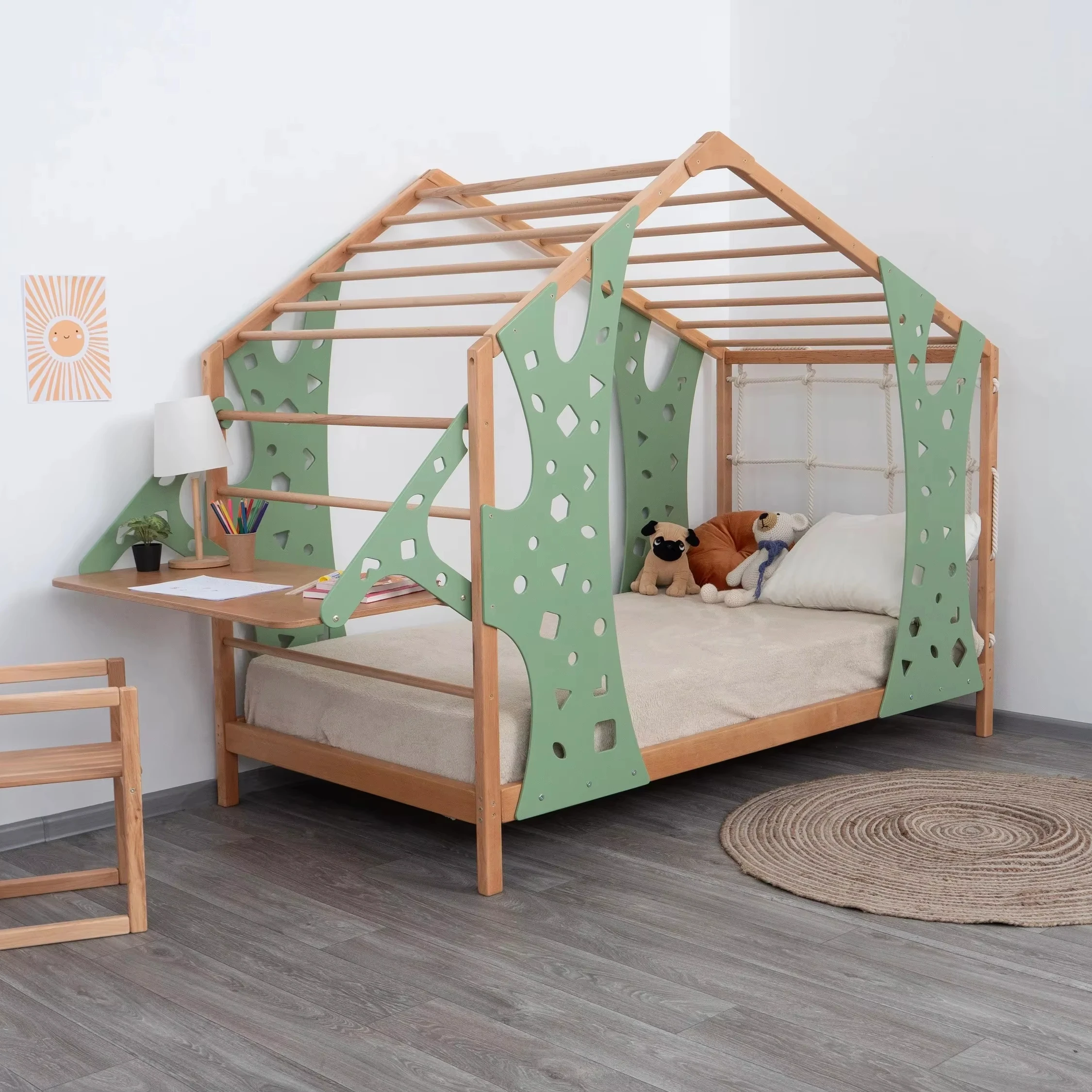 *Montessori Toddler Bed Twin Bed Frame Indoor Jungle Gym Wood Storage Desk Bedroom School Space Kids for Outdoor Hotel Living
*Montessori Toddler Bed Twin Bed Frame Indoor Jungle Gym Wood Storage Desk Bedroom School Space Kids for Outdoor Hotel Living