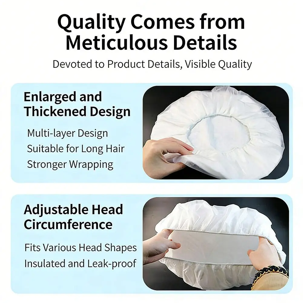 Waterless Shampoo Cap Hair Washing & Conditioning Shower Caps For Adults, Bedridden & Elderly Disposable Shampoo Caps No Rinse
Waterless Shampoo Cap Hair Washing & Conditioning Shower Caps For Adults, Bedridden & Elderly Disposable Shampoo Caps No Rinse