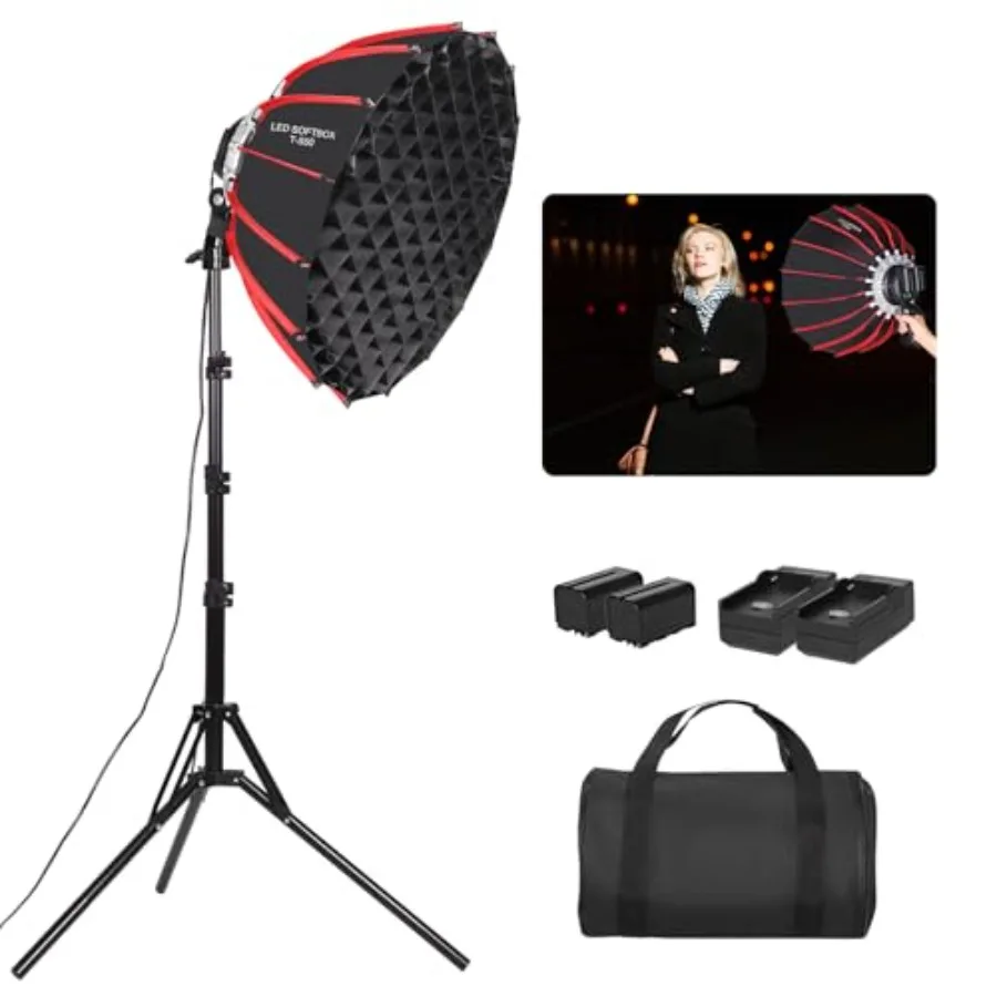 Новая модель: 21-дюймовый/55-сантиметровый портативный светодиодный софтбокс мощностью 60 Вт с перезаряжаемой батареей/сеткой/штативом, регулируемая цветовая температура для S-серии
Новая модель: 21-дюймовый/55-сантиметровый портативный светодиодный софтбокс мощностью 60 Вт с перезаряжаемой батареей/сеткой/штативом, регулируемая цветовая температура для S-серии