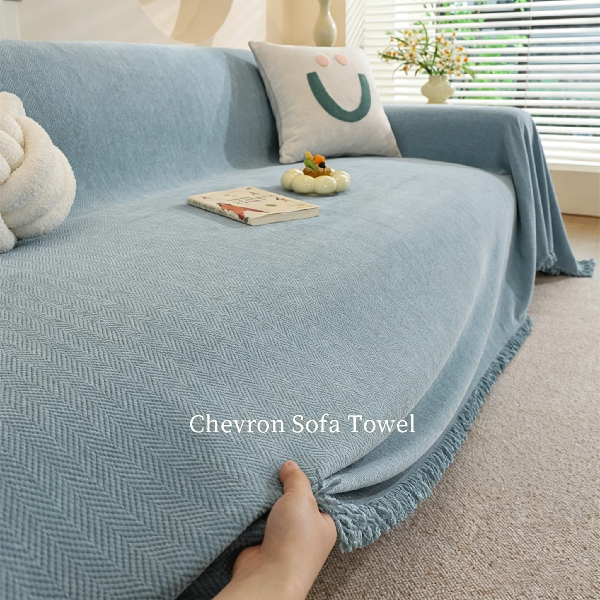 Chenille Couch Full Cover Towel for 1/2/3 Seat LShape Sofa Cushion All Season Non-slip Anti-cat Covet Furniture Protector Tassel
Chenille Couch Full Cover Towel for 1/2/3 Seat LShape Sofa Cushion All Season Non-slip Anti-cat Covet Furniture Protector Tassel