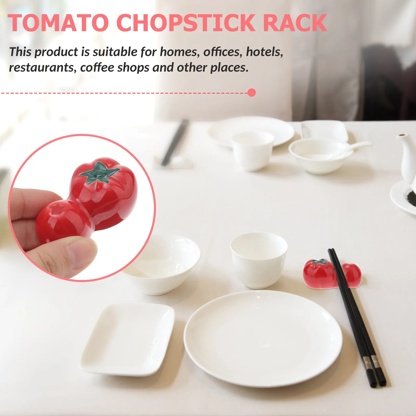 4Pcs Tomato Shaped Chopstick Holders Creative Ceramic Chopsticks Stands Stable Base for Home Restaurant Office Dining Tableware
4Pcs Tomato Shaped Chopstick Holders Creative Ceramic Chopsticks Stands Stable Base for Home Restaurant Office Dining Tableware