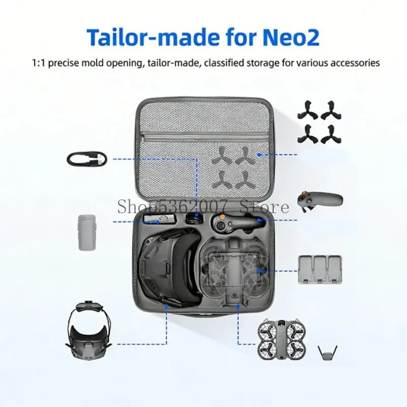 Portable Single Shoulder Carrying Bag for Neo2 Aerial Photography Secure Storage 40JB
Portable Single Shoulder Carrying Bag for Neo2 Aerial Photography Secure Storage 40JB