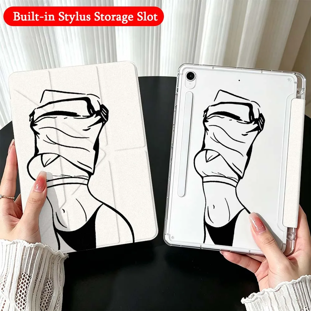 Female Body Patten For Samsung Galaxy Tab A9 A8 A11 S6 S7 S8 S9 S10 FE Plus Lite Transparent Y-Shaped Folding Tablet Case
Female Body Patten For Samsung Galaxy Tab A9 A8 A11 S6 S7 S8 S9 S10 FE Plus Lite Transparent Y-Shaped Folding Tablet Case