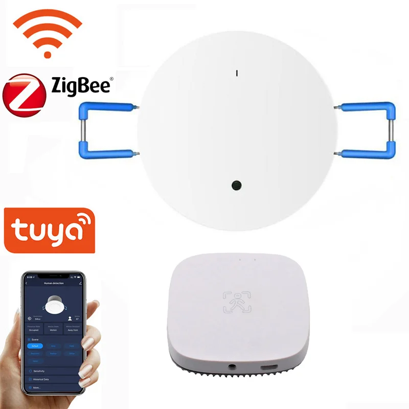 Датчик присутствия дыхания человеком ZIGBEE/Wl-FI, инфракрасный радар с сигнализацией, умный статический безпилотный детектор движения
Датчик присутствия дыхания человеком ZIGBEE/Wl-FI, инфракрасный радар с сигнализацией, умный статический безпилотный детектор движения