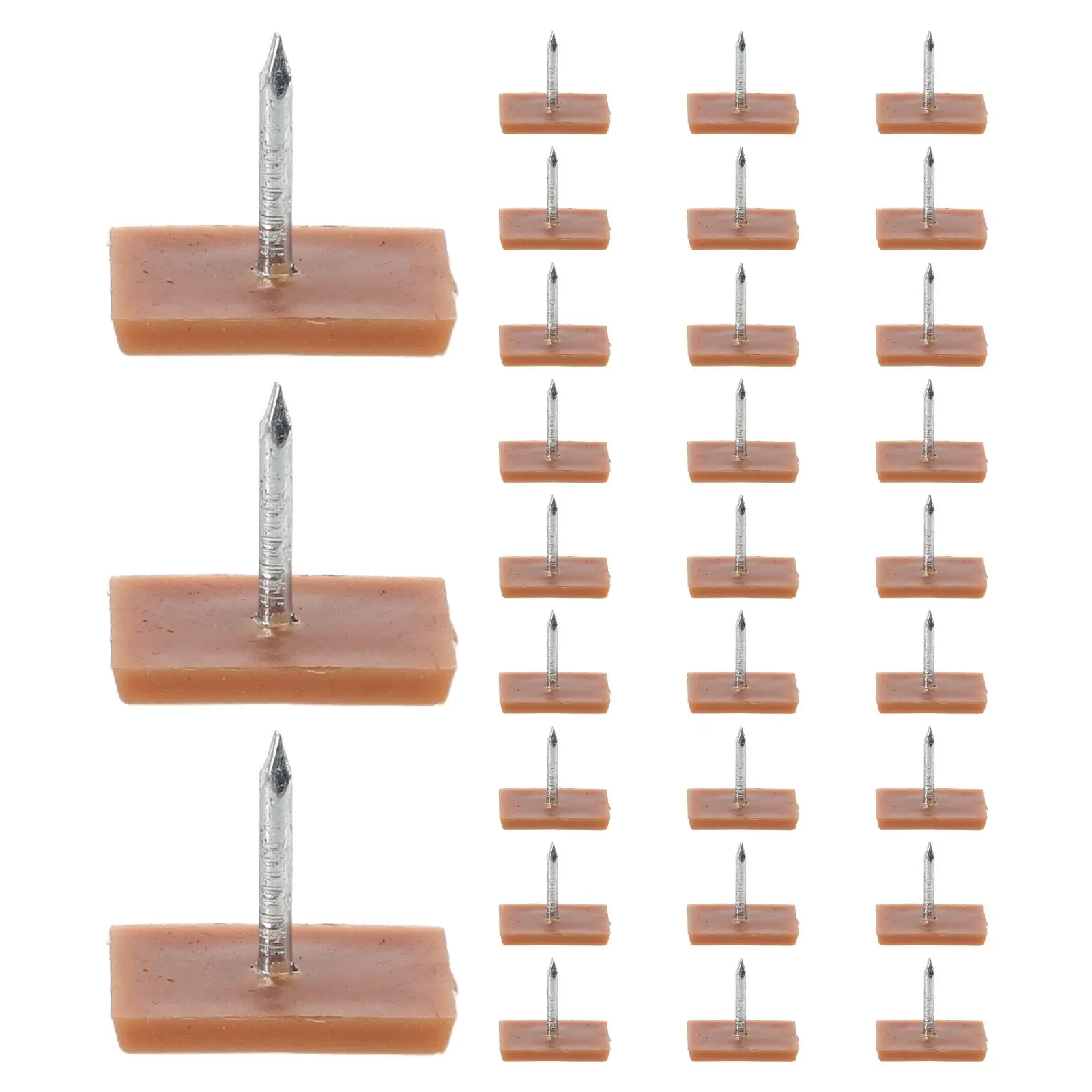 30 Pcs Rectangular Foot Nails Landscaping Pins Chairs Pet Turf Garden Spikes Slider on Glides
30 Pcs Rectangular Foot Nails Landscaping Pins Chairs Pet Turf Garden Spikes Slider on Glides