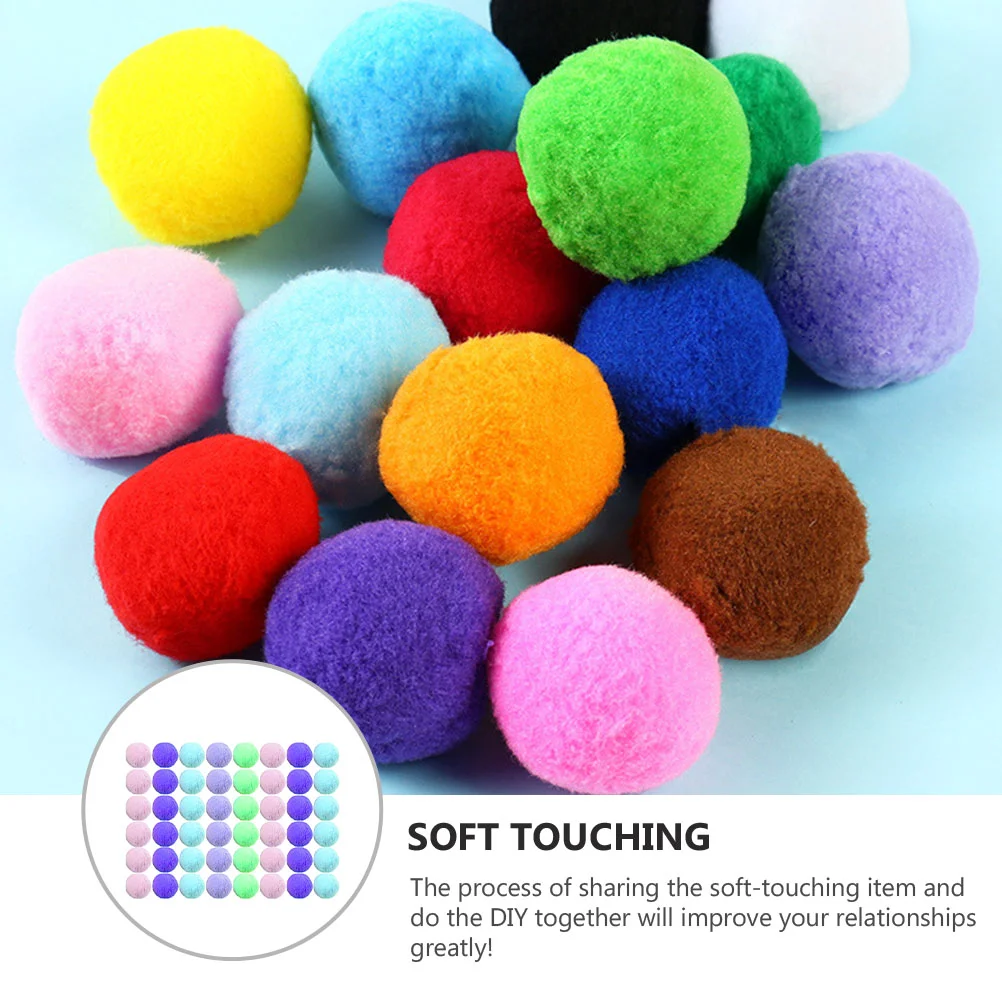 48 Pcs Plush Toy Supplies Colorful Decorative Balls for Crafting Hats Premium Material Fluffy Balls Great
48 Pcs Plush Toy Supplies Colorful Decorative Balls for Crafting Hats Premium Material Fluffy Balls Great