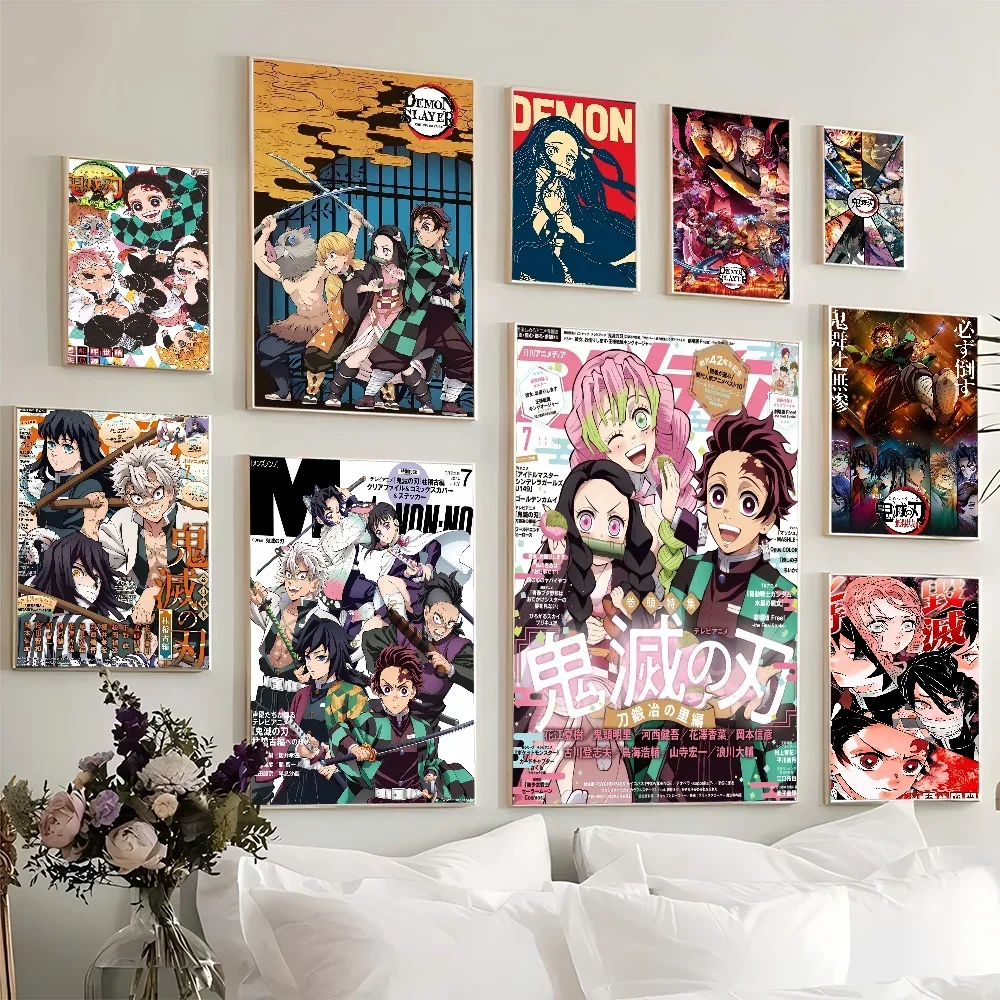 Anime Demon Slayer Movie Sticky Posters Whitepaper Sticker DIY Room Bar Cafe Posters Wall Stickers
Anime Demon Slayer Movie Sticky Posters Whitepaper Sticker DIY Room Bar Cafe Posters Wall Stickers