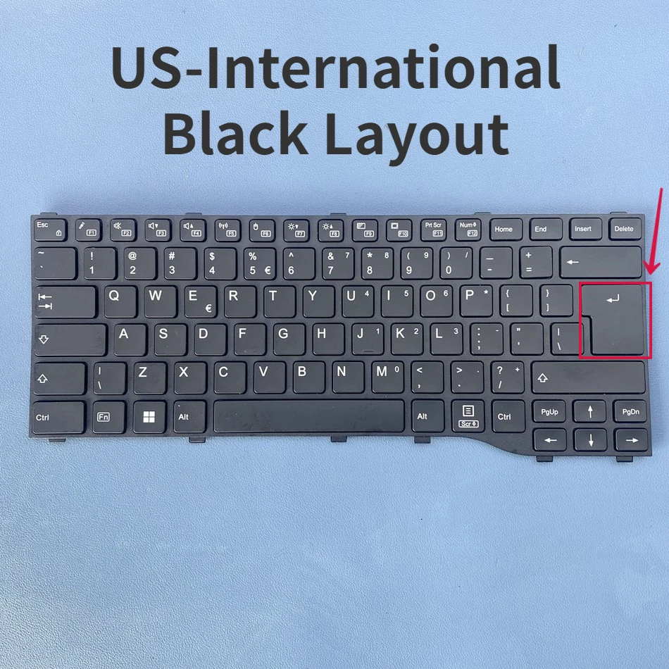 US-International Laptop Keyboard For Fujitsu LifeBook E5412A E5412 U7411 U7413 E4412 E5412A E5413 U7412 Black Series
US-International Laptop Keyboard For Fujitsu LifeBook E5412A E5412 U7411 U7413 E4412 E5412A E5413 U7412 Black Series