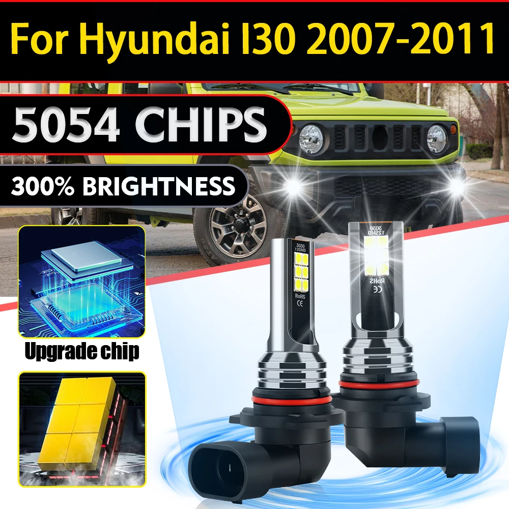 20000LM 9005 HB3 LED Fog Lamps 100W Super Bright Auto Front Fog Lights 5054 CSP Chips For Hyundai I30 2007 2008 2009 2010 2011
20000LM 9005 HB3 LED Fog Lamps 100W Super Bright Auto Front Fog Lights 5054 CSP Chips For Hyundai I30 2007 2008 2009 2010 2011
