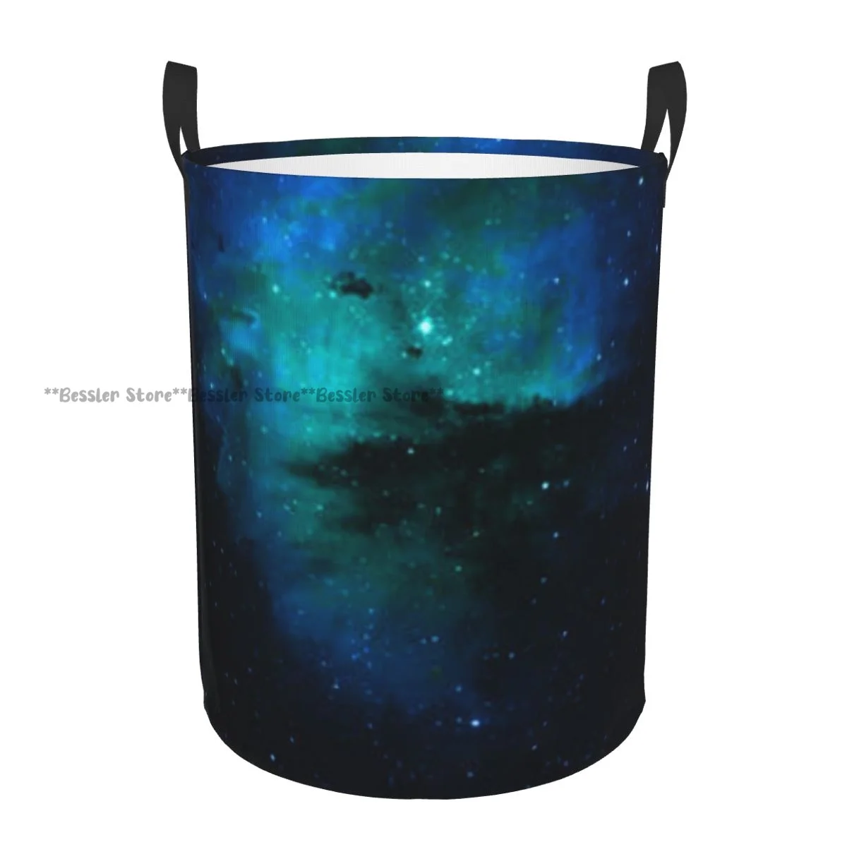Laundry Basket Space Stars And Nebula Round Storage Bin Collapsible Hamper Clothes Bucket Organizer 
Laundry Basket Space Stars And Nebula Round Storage Bin Collapsible Hamper Clothes Bucket Organizer