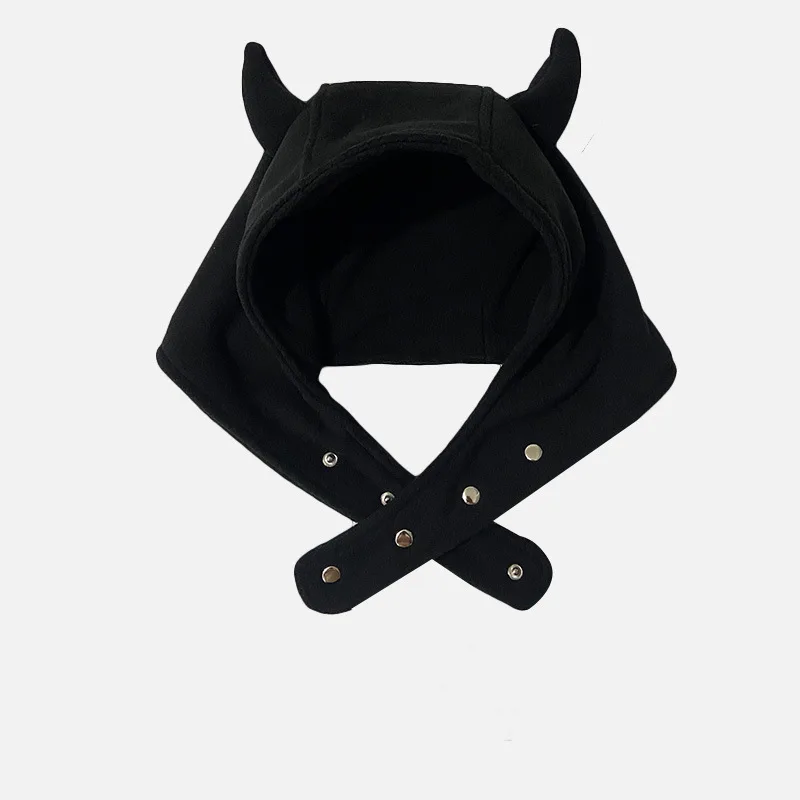 Dark Cute Little Devil Ears Hooded Hat for Women and Men, Warm and Fashionable Fuzzy Hooded Hat for Autumn and Winter
Dark Cute Little Devil Ears Hooded Hat for Women and Men, Warm and Fashionable Fuzzy Hooded Hat for Autumn and Winter