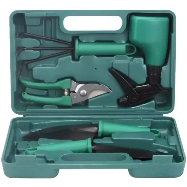 Durable Gardening Tool Set, Watering Can, Rake, Small Shovel Scissors Combination Toolbox, Family Flower and Vegetable Planting
Durable Gardening Tool Set, Watering Can, Rake, Small Shovel Scissors Combination Toolbox, Family Flower and Vegetable Planting