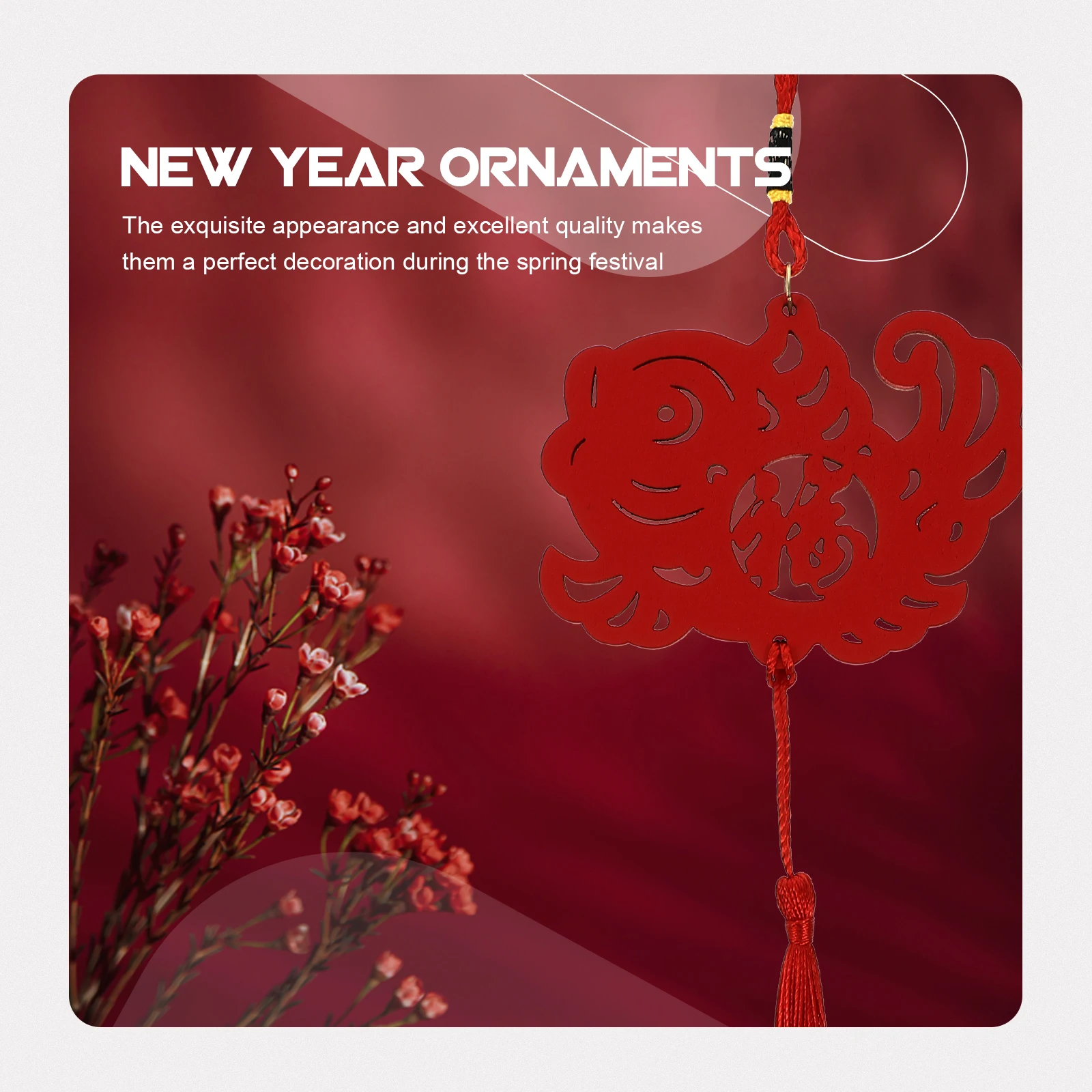 4 Pcs New Year Decoration Ornament Lantern Pendant for Spring Festival Chinese Auspicious
4 Pcs New Year Decoration Ornament Lantern Pendant for Spring Festival Chinese Auspicious