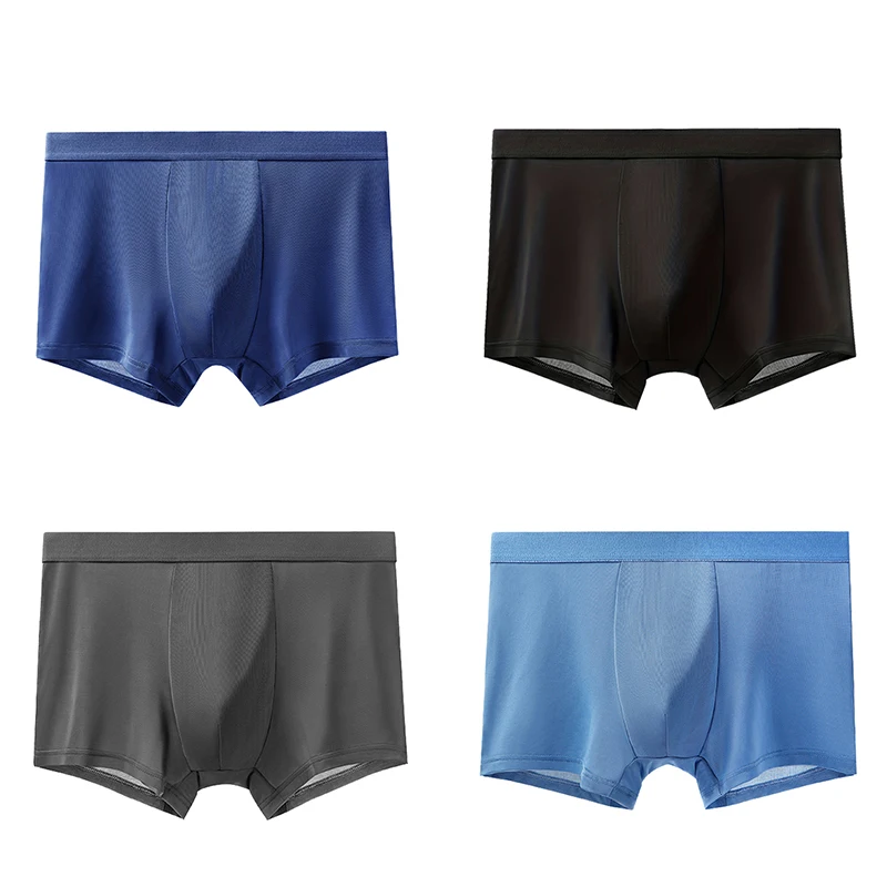 1Pcs Men's Ice Silk Breathable Boxers Briefs Ultra-thin Soft Underwear Antibacterial Comfortable Briefs Trunks Daily Underwear
1Pcs Men's Ice Silk Breathable Boxers Briefs Ultra-thin Soft Underwear Antibacterial Comfortable Briefs Trunks Daily Underwear