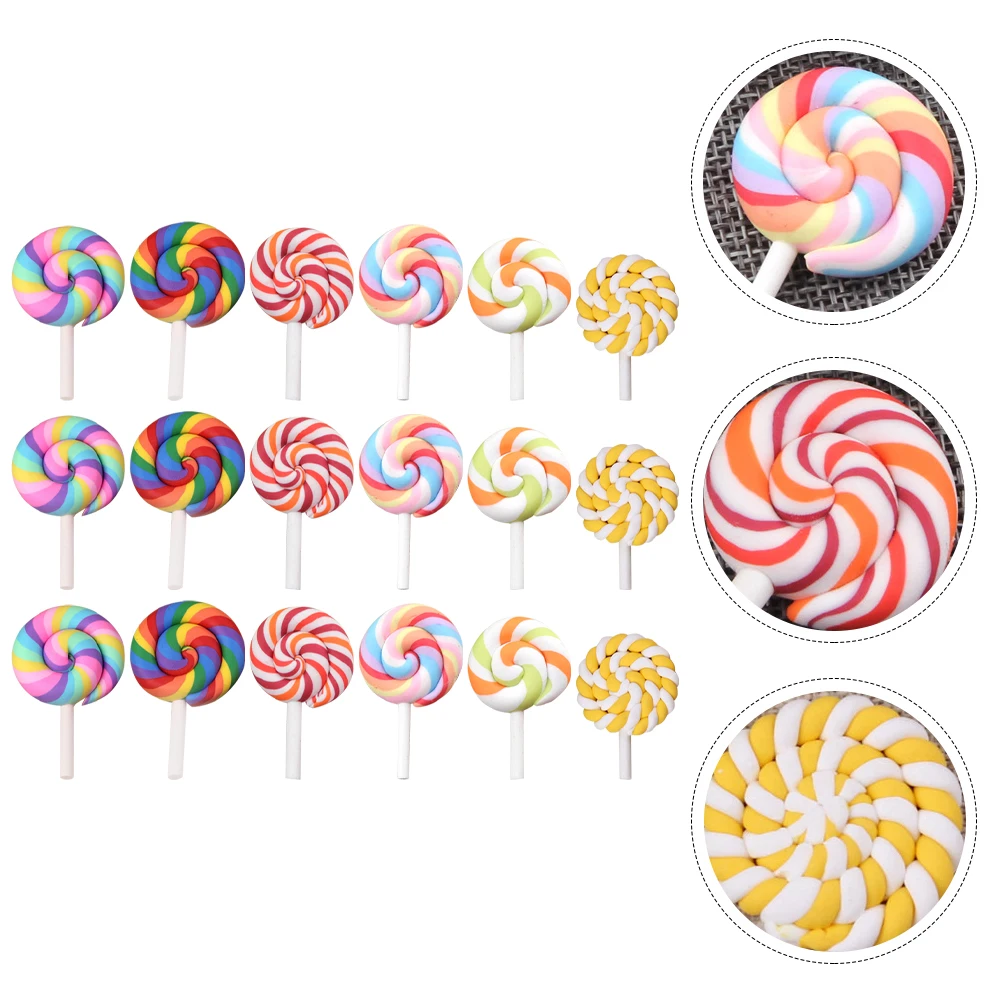 35pcs Simulation Colorful Clay Decoration Candy Embellishment For Diy Phone Case Decor Polymer Clay Decor Lollipop
35pcs Simulation Colorful Clay Decoration Candy Embellishment For Diy Phone Case Decor Polymer Clay Decor Lollipop