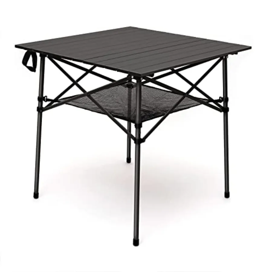 Aluminum Folding Table for Camping: Lightweight Roll-Up Top, Portable Brown Square Camp Table with Carry Bag for Outdoor Picnic
Aluminum Folding Table for Camping: Lightweight Roll-Up Top, Portable Brown Square Camp Table with Carry Bag for Outdoor Picnic