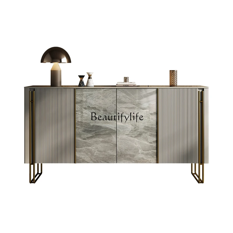Modern Light Luxury Entrance Cabinet Italian Style Rock Plate Minimalist Sideboard
Modern Light Luxury Entrance Cabinet Italian Style Rock Plate Minimalist Sideboard
