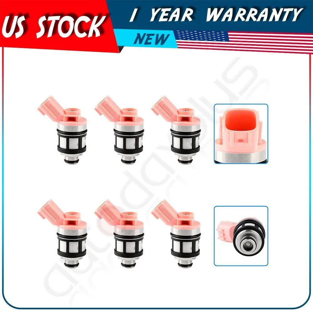 6 Fuel Injectors For Nissan For Pathfinder 3.3L 1996 1997 1998 1999 2000 New
6 Fuel Injectors For Nissan For Pathfinder 3.3L 1996 1997 1998 1999 2000 New