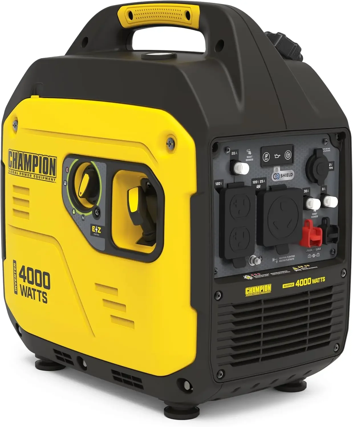 4000-Watt RV Ready Portable Inverter Generator with Quiet Technology and CO Shield
4000-Watt RV Ready Portable Inverter Generator with Quiet Technology and CO Shield
