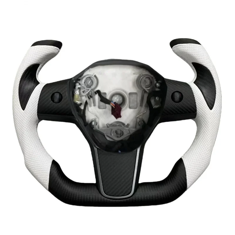 Customized Matte Carbon Fiber Steering Wheel for Tesla Model 3/S/X/Y TT Leather Car Accessories
Customized Matte Carbon Fiber Steering Wheel for Tesla Model 3/S/X/Y TT Leather Car Accessories
