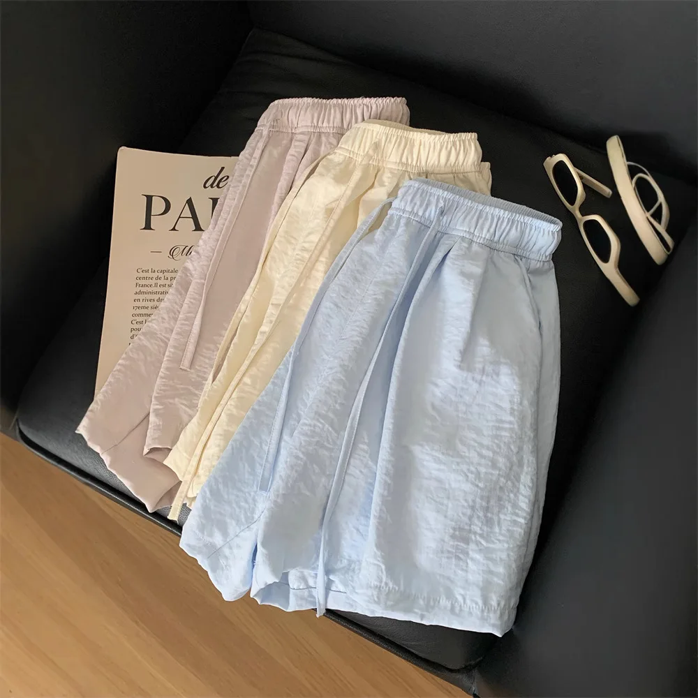Women Cream Loose Wide Shorts Summer Thin Wide Leg Length A-line Home Hot Pants
Women Cream Loose Wide Shorts Summer Thin Wide Leg Length A-line Home Hot Pants
