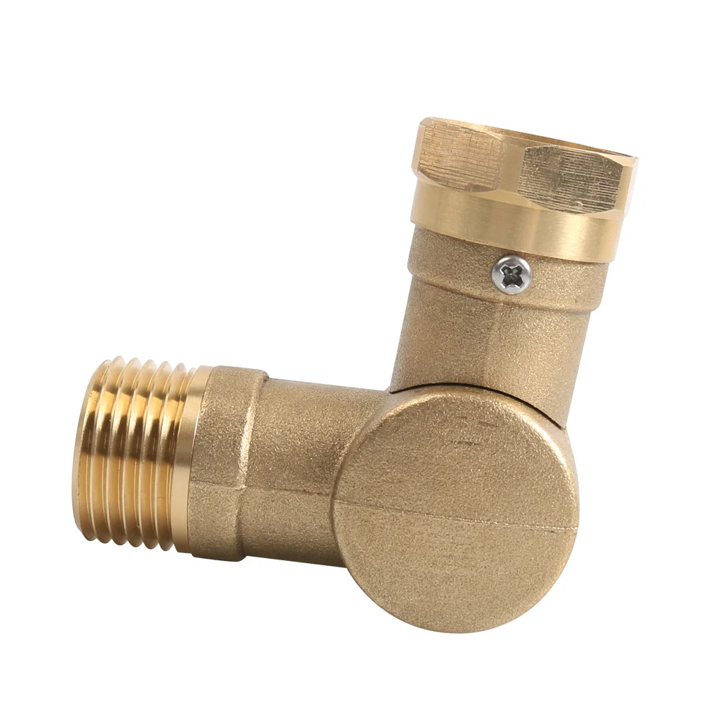 360° Rotating Brass Swivel Adapter For Standard 3/4 Inch Garden Hose RV Faucet Fitting Truck Parts Accessories
360° Rotating Brass Swivel Adapter For Standard 3/4 Inch Garden Hose RV Faucet Fitting Truck Parts Accessories