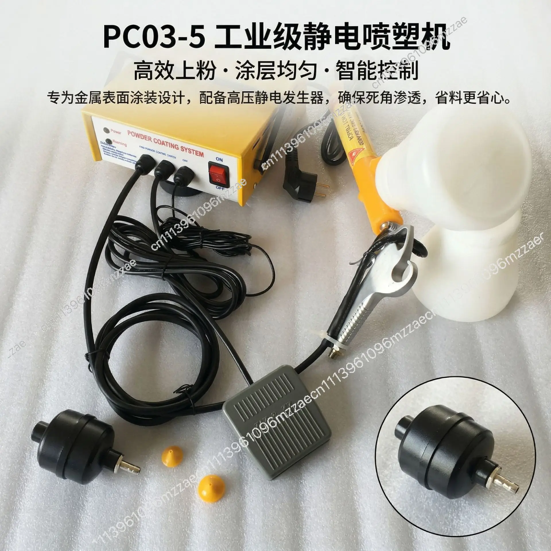 Spraying Machine PC03-5 Gear Adjustable Static Size 30-50KV Spraying Machine Small and Miniature Portable Spraying Equipment
Spraying Machine PC03-5 Gear Adjustable Static Size 30-50KV Spraying Machine Small and Miniature Portable Spraying Equipment