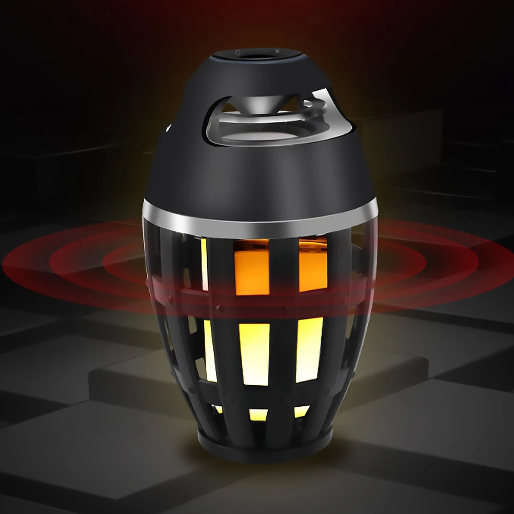 Wireless Flame Lamp Speaker Portable Mini Speaker Simulated Vertical Stripes Chic Fashionable High Bass
Wireless Flame Lamp Speaker Portable Mini Speaker Simulated Vertical Stripes Chic Fashionable High Bass