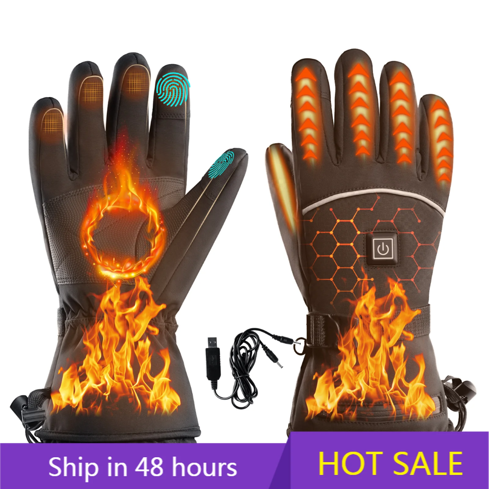 POWER LEAP Winter Rechargeable and Waterproof Windproof Snowboarding and Hiking Battery Heating Ski Gloves
POWER LEAP Winter Rechargeable and Waterproof Windproof Snowboarding and Hiking Battery Heating Ski Gloves