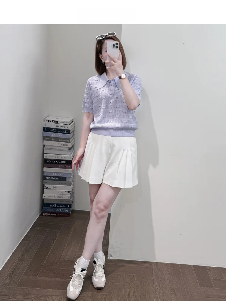 Summer Special Lightweight Breathable Knitted Small Top Skin-friendly Drapey Texture Casual Style Women's T-shirt
Summer Special Lightweight Breathable Knitted Small Top Skin-friendly Drapey Texture Casual Style Women's T-shirt
