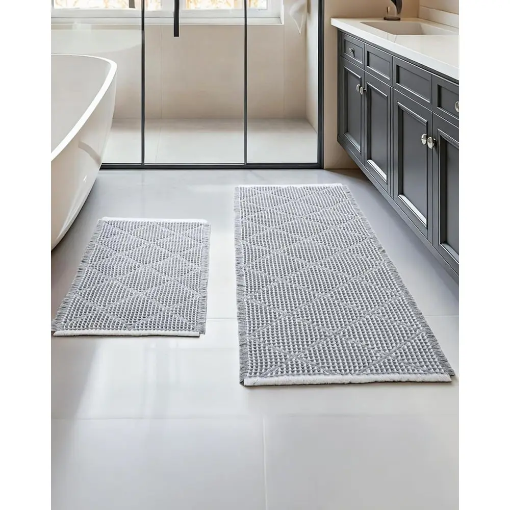 Wale Bath Mat Set, Non Slip Bathroom Rugs Sets 2 Piece, Ultra Absorbent Long Bath Rug Runner or Bathroom Decor, hine Washable Bo
Wale Bath Mat Set, Non Slip Bathroom Rugs Sets 2 Piece, Ultra Absorbent Long Bath Rug Runner or Bathroom Decor, hine Washable Bo
