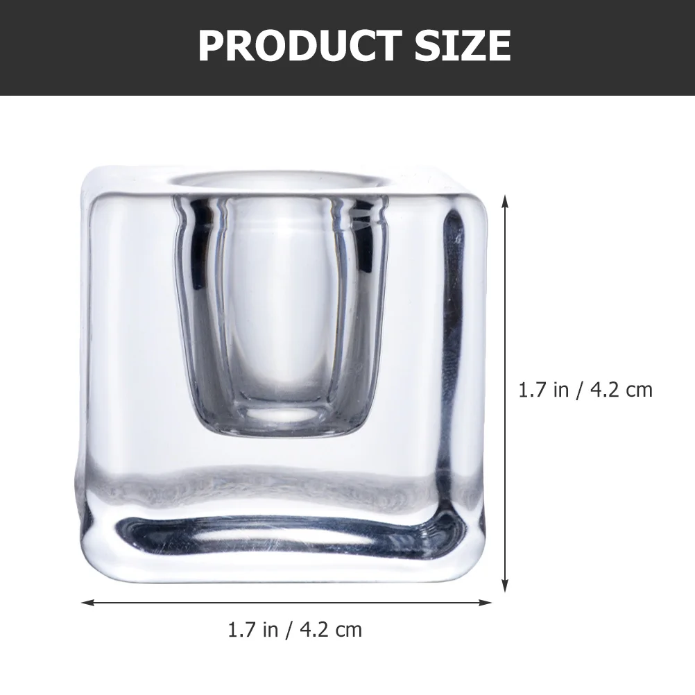 2Pcs Taper Holders Glass Holder Thick Transparent Decorative Holder for Wedding Party Table Centerpiece Home 
2Pcs Taper Holders Glass Holder Thick Transparent Decorative Holder for Wedding Party Table Centerpiece Home