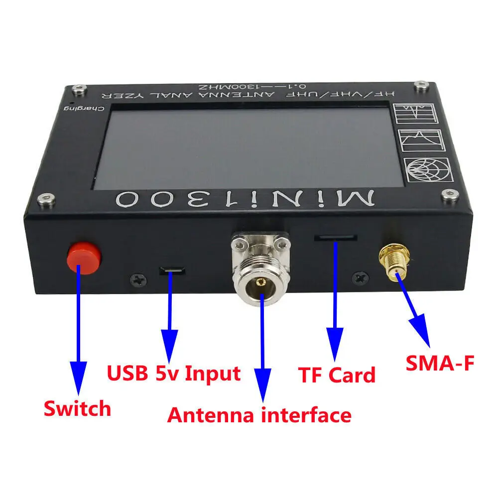 10 шт. новый антенный счетчик MINI1300 HF/VHF/UHF тестер MINI-600 частота 0,1-1300 МГц с 4,3-дюймовым ЖК-анализатором с сенсорным экраном
10 шт. новый антенный счетчик MINI1300 HF/VHF/UHF тестер MINI-600 частота 0,1-1300 МГц с 4,3-дюймовым ЖК-анализатором с сенсорным экраном